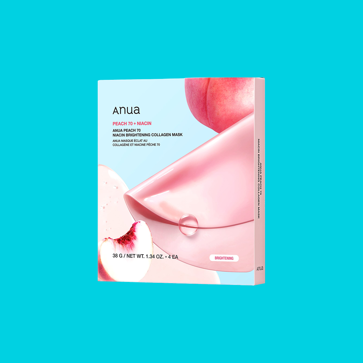ANUA Peach 70 Niacin Brightening Collagen Mask