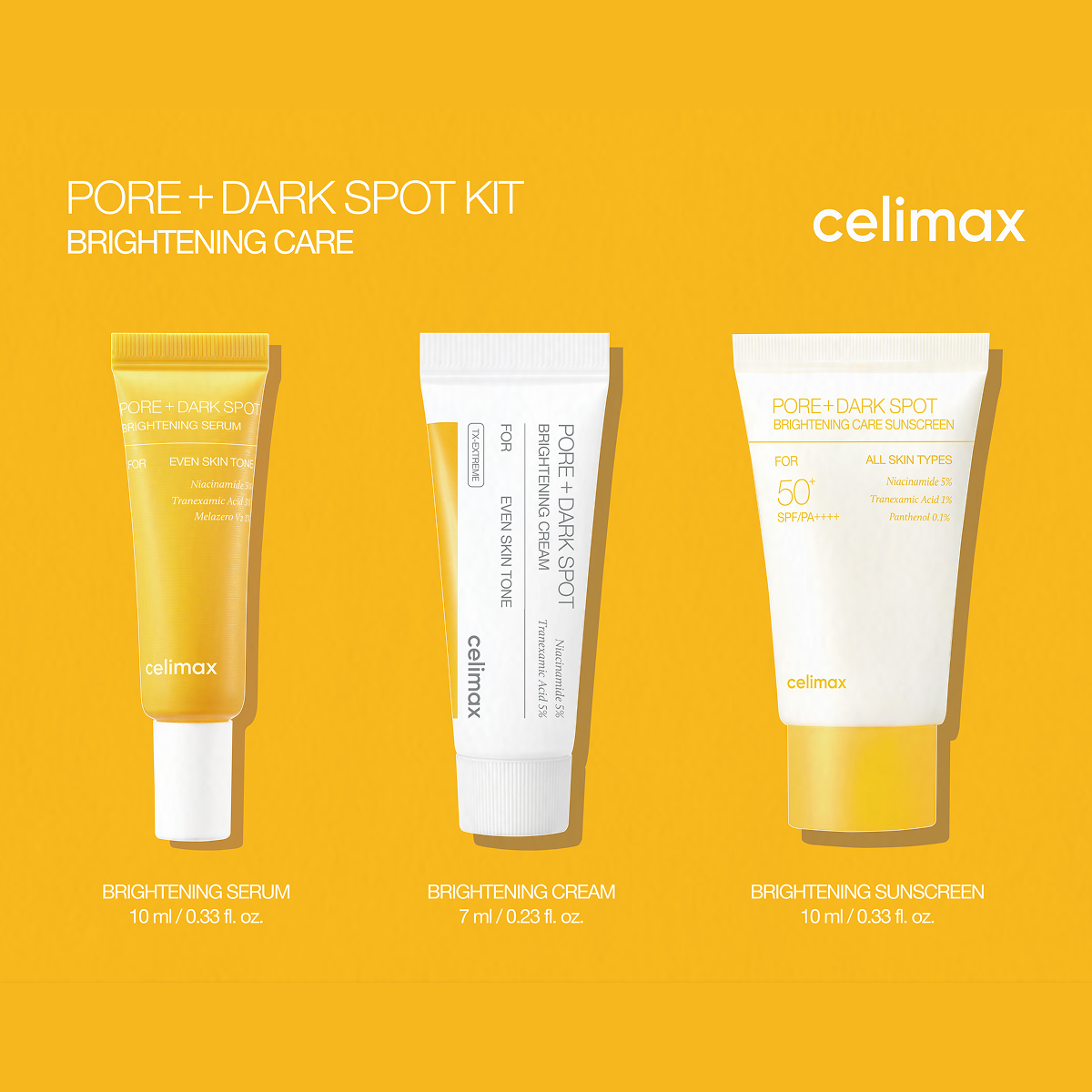 CELIMAX Pore+Dark Spot Brightening Kit