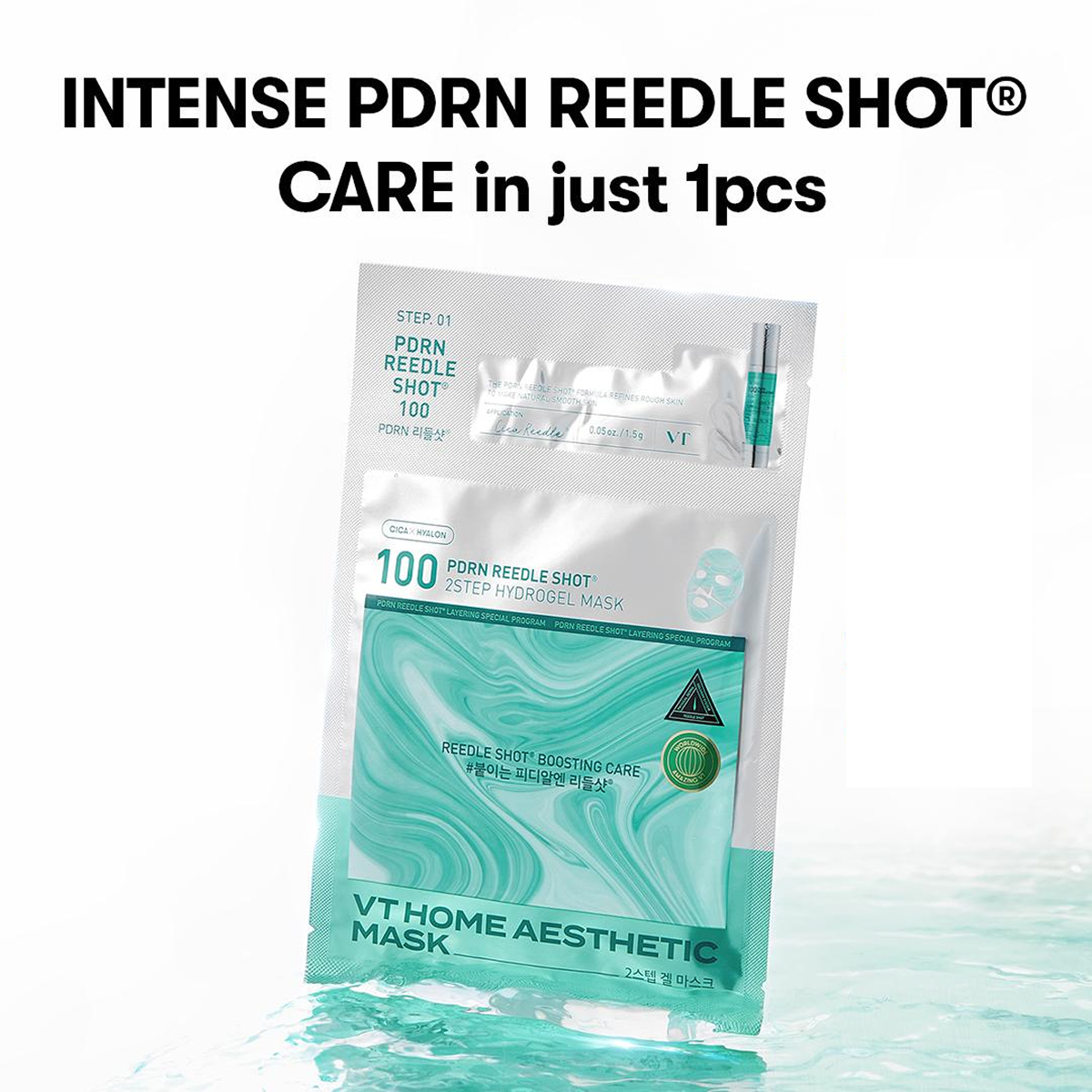 VT Cosmetics PDRN Reedle Shot 100 2Step Hydrogel Mask