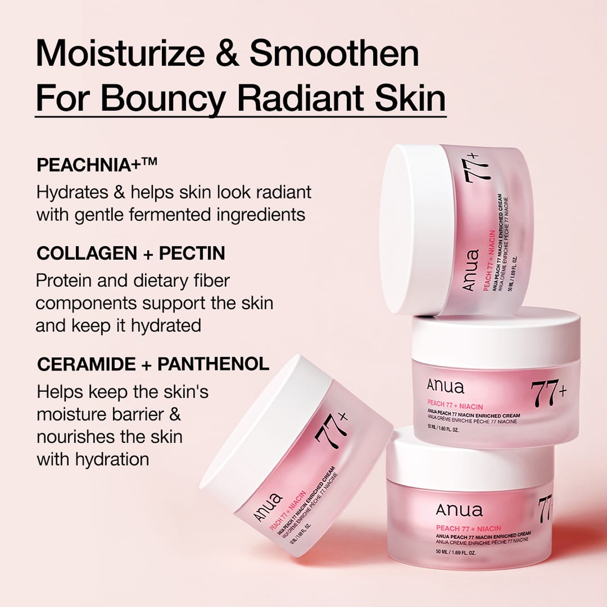 ANUA Peach 77% Niacin Enriched Cream
