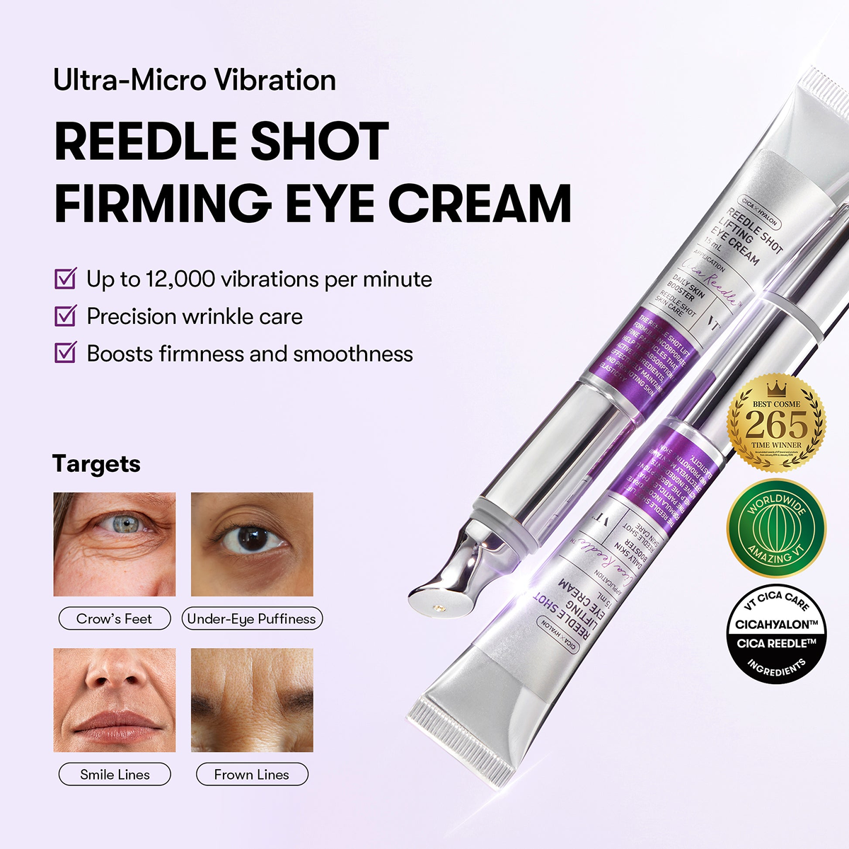 VT Cosmetics Reedle Shot Vita-Light Eye Cream 15ml
