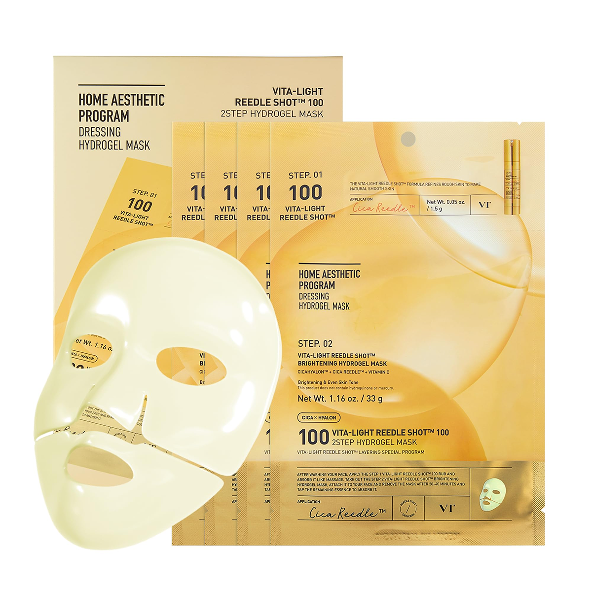VT Cosmetics Vita-Light Reedle Shot 100 2Step Hydrogel